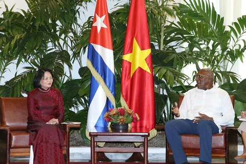 Vice Presidents talk ways to reinforce Vietnam-Cuba relations