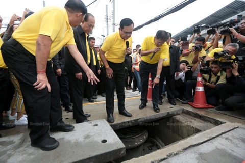 Thailand builds water banks in Bangkok to prevent floods