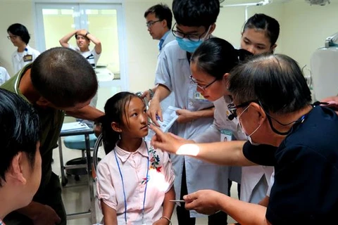 Children with facial defects in central regions get free surgeries 