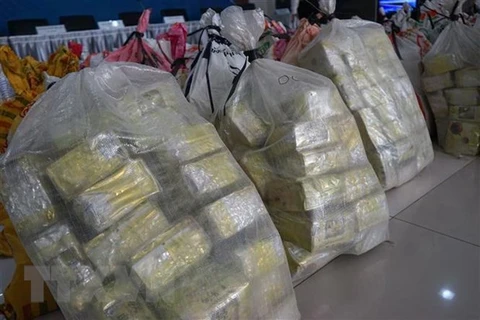 Thai police seize over one tonne of crystal meth 