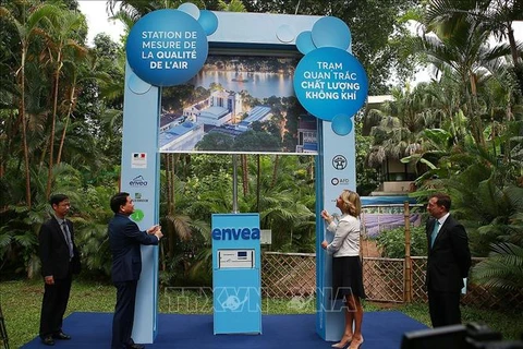 Hanoi’s 11th air monitoring station installed at French Embassy
