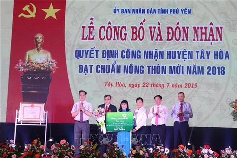 Phu Yen’s Tay Hoa district recognised as new-style rural area 