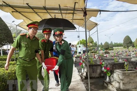 Reburial service of martyrs in Kien Giang 