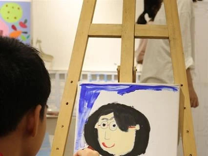 Exhibition showcases art works by autistic children