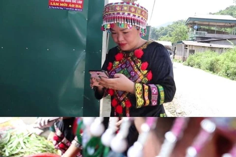 Bac Kan’s ethnic women sell local products online