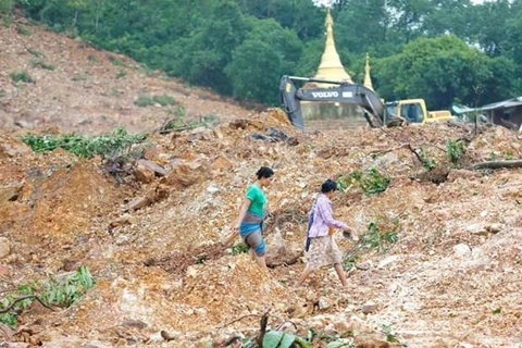 Death toll rises to 69 in Myanmar monsoon landslide