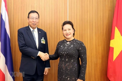 NA Chairwoman meets Speaker of Thai Senate in Bangkok