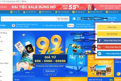 Vietnamese companies among ten most visited e-commerce sites in SEA