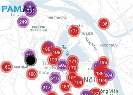 Air pollution in Hanoi exceeds red-warning level