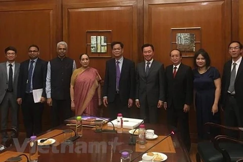 Party delegation pays working visit in India