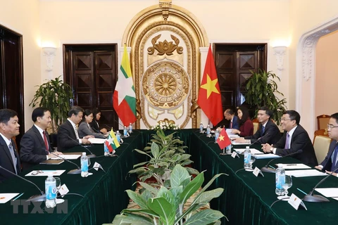 Vietnam, Myanmar hold deputy ministerial-level political consultation 