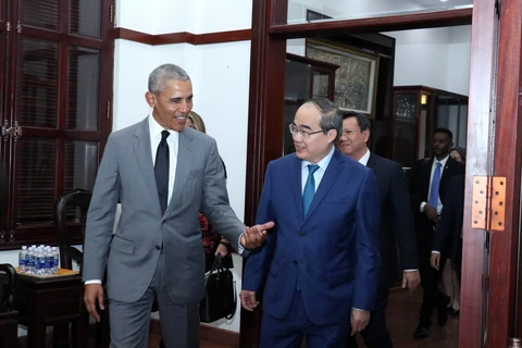 HCM City's Party leader receives former US President