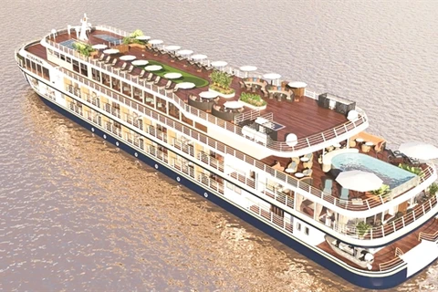 Luxury cruise ship opens Can Tho-Phnom Penh route