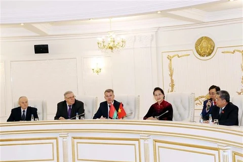 NA Chairwoman meets with leaders of Communist Party of Belarus