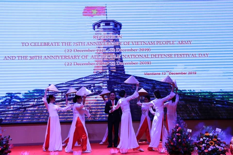 75th anniversary of Vietnam’s People Army marked in Laos