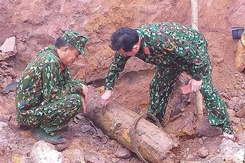 Wartime bomb defused in Quang Binh