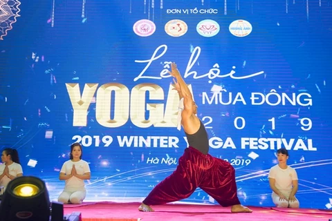 Yoga festival encourages people to practice