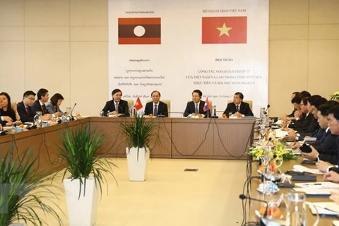 Workshop talks Vietnam-Laos economic diplomacy 