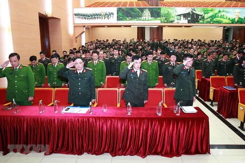 Public security force honours officers killed in Dong Tam incident