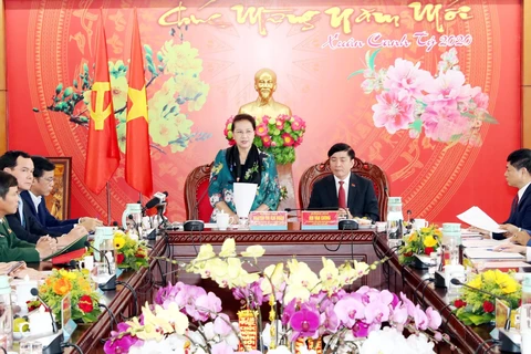 NA Chairwoman works with Dak Lak province’s leaders