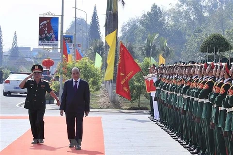 PM inspects combat readiness at Army Officer Training College 2