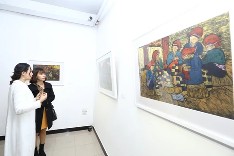 Art exhibition held to mark Party’s founding anniversary