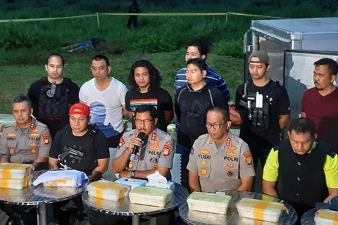 Indonesia seizes nearly 300kg of crystal meth