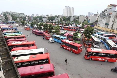 Surveillance cameras in buses on the way