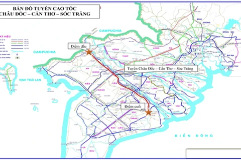 Two new expressways to be built in Mekong Delta