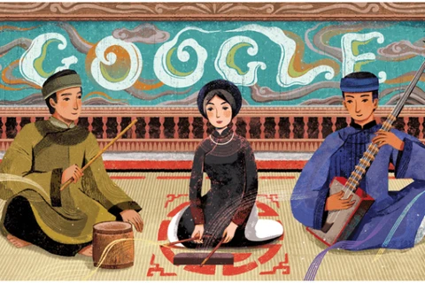 Google Doodles honours Vietnam’s ca tru art 