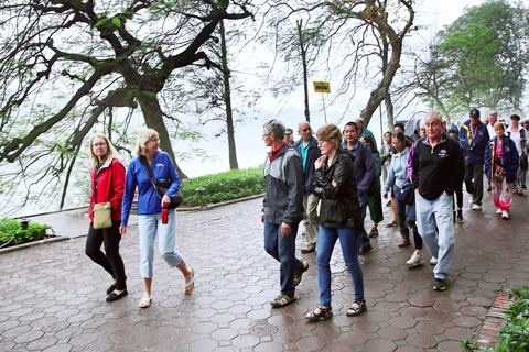 European, Oceania tourists to Hanoi on the rise