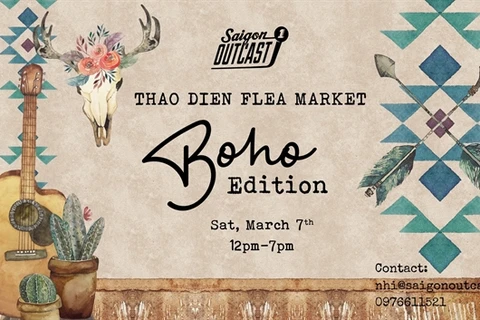 Boho flea market to open in HCM City