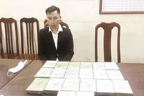 Hanoi police seize 20 bricks of heroin 