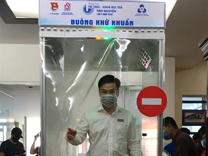 Mobile disinfection chamber launched in HCM City