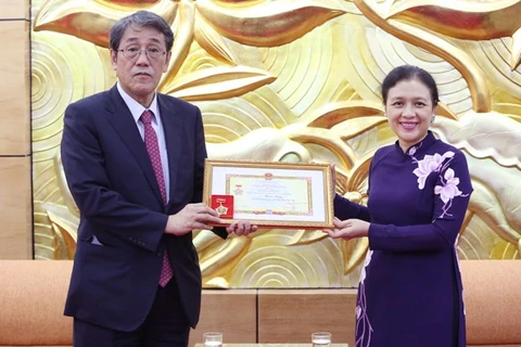 Japanese outgoing ambassador honoured