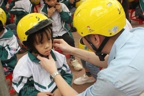 Helmet wearing among children reaches 70 percent 