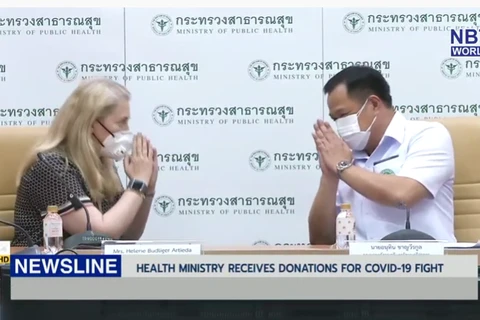Thailand’s Health Ministry receives donations for COVID-19 fight