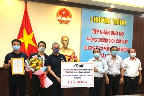 Thai firm donates 1 billion VND for Ben Tre to fight COVID-19 