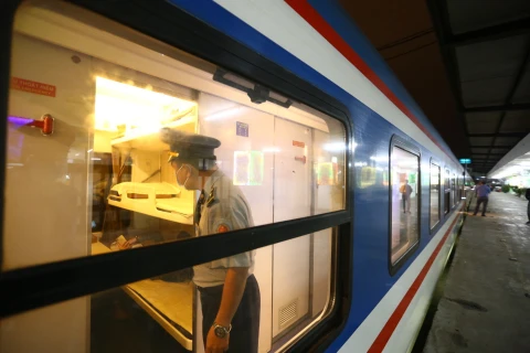 Local trains resume operation after social distancing eased