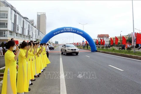 Hai Phong: urban arterial road open to traffic