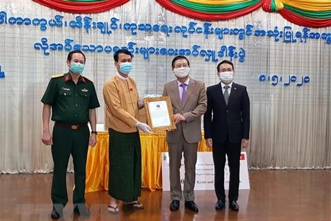 Vietnamese supports Myanmar region in COVID-19 battle