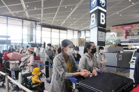 Over 340 Vietnamese citizens return home from Japan