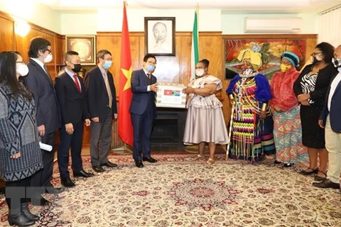 Vietnam presents gift to South Africa to fight COVID-19 