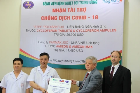 Tropical diseases hospital receives two drug parcels to fight COVID-19