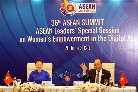 ASEAN leaders debate women’s empowerment in digital age