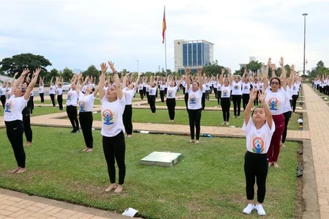 International Day of Yoga marked in Ninh Thuan, Thanh Hoa