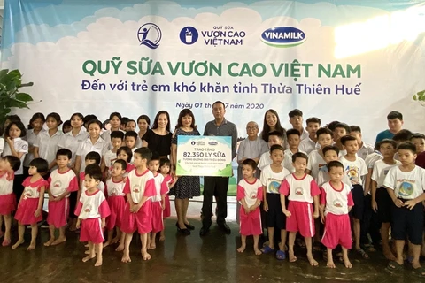 82,000 glasses of milk to be given to disadvantaged children in Thua Thien-Hue