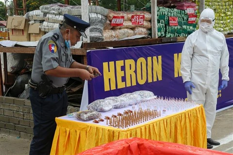 Myanmar seizes large haul of narcotic drugs