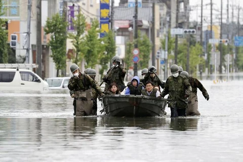 Sympathies to Japan over losses by torrential rains