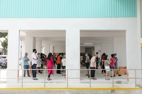 Singaporeans cast ballots in general election